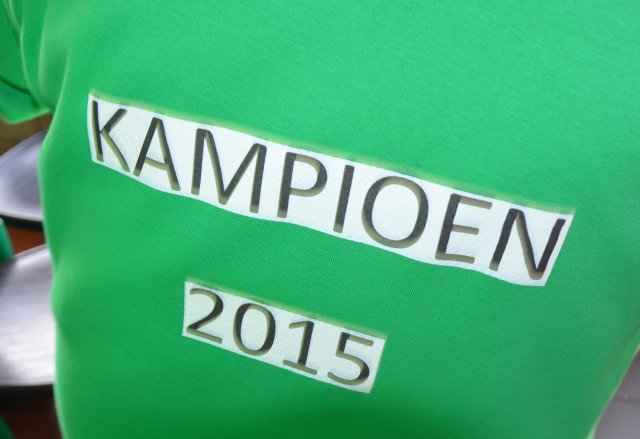 Beekhoek kampioen 2014 - 2015